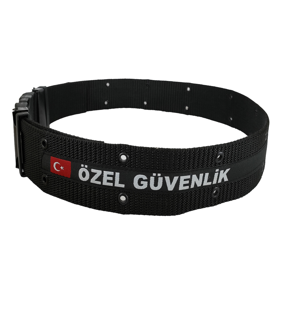 Özel Güvenlik Yazılı Örme Palaska