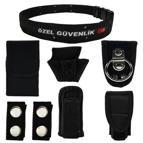 Özel Güvenlik Yazılı Örme Palaska Tam Takım Set