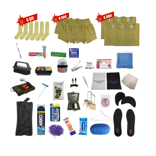 Full Bedelli Asker Paketi 6 Lı